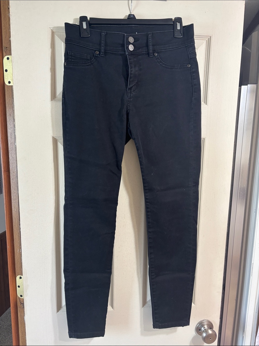 Soho Apparel Black High-Waist Skinny Jeans